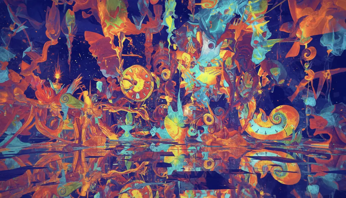 An abstract art piece created using PicsArt's color inversion, featuring surreal colors and shapes, evoking a sense of wonder., high-quality photography, professional lighting, sharp focus, realistic, detailed