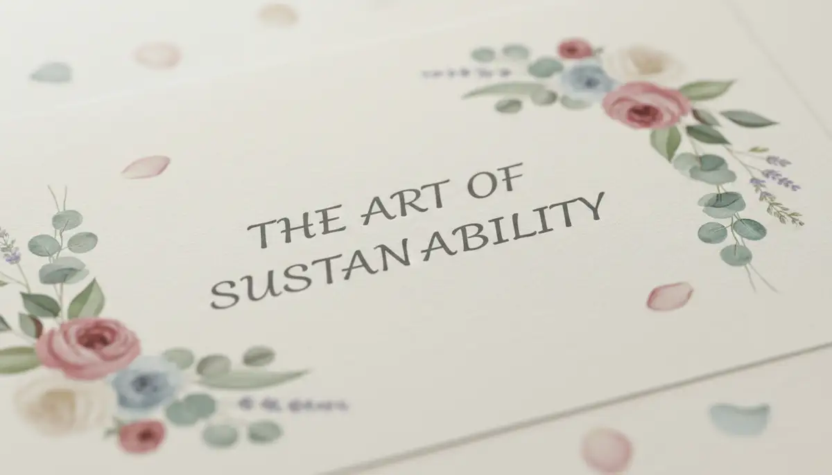 An elegant, sophisticated header with a delicate script font, surrounded by muted floral illustrations, perfect for a presentation slide., high-quality photography, professional lighting, sharp focus, realistic, detailed